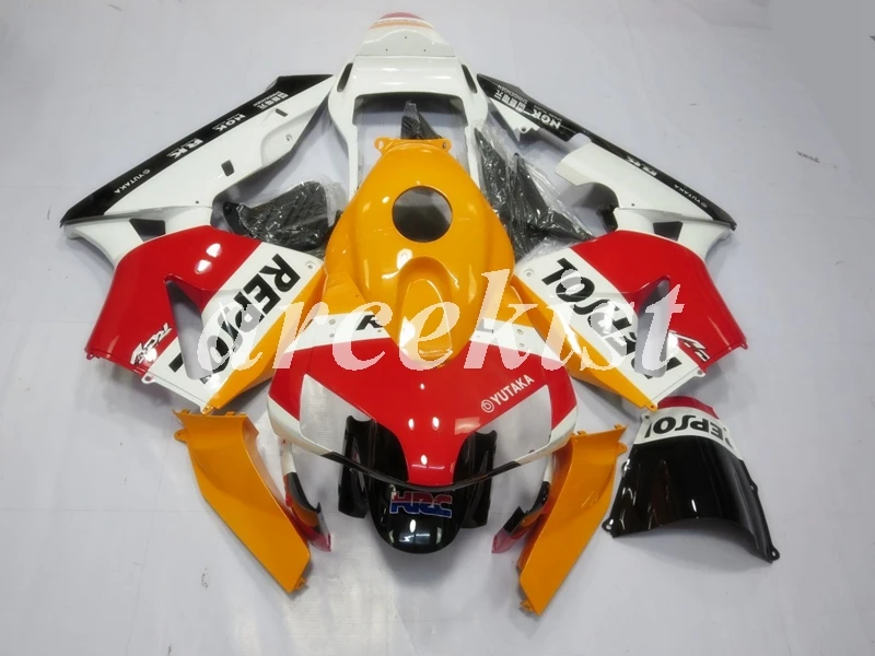 

4Gifts Injection mold New ABS Motorcycle Full Fairing Kit Fit For Honda CBR600RR 03 04 F5 2003 2004 Body set Orange Red