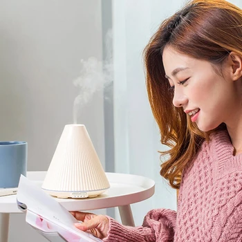 

Hot Volcanic Air Ultrasonic Humidifier with LED Light Essential Oil Diffuser Aroma Diffuser USB Humidifiers Air Freshener Mist M