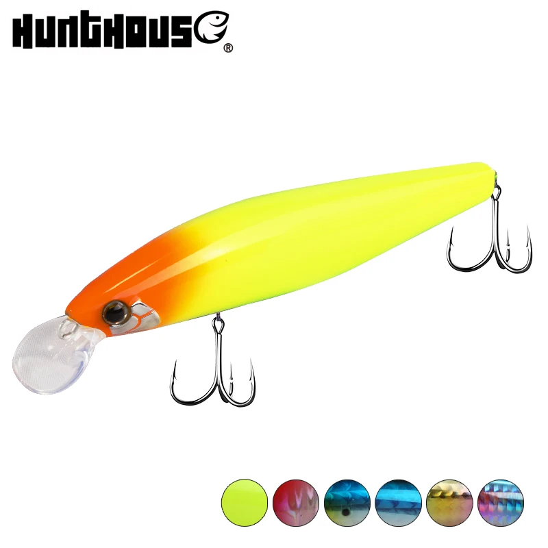 

Hunthouse Minnow fishing lure skining 99mm 17g lure fishing poweful jerking straight reeling snake rolling for fishing