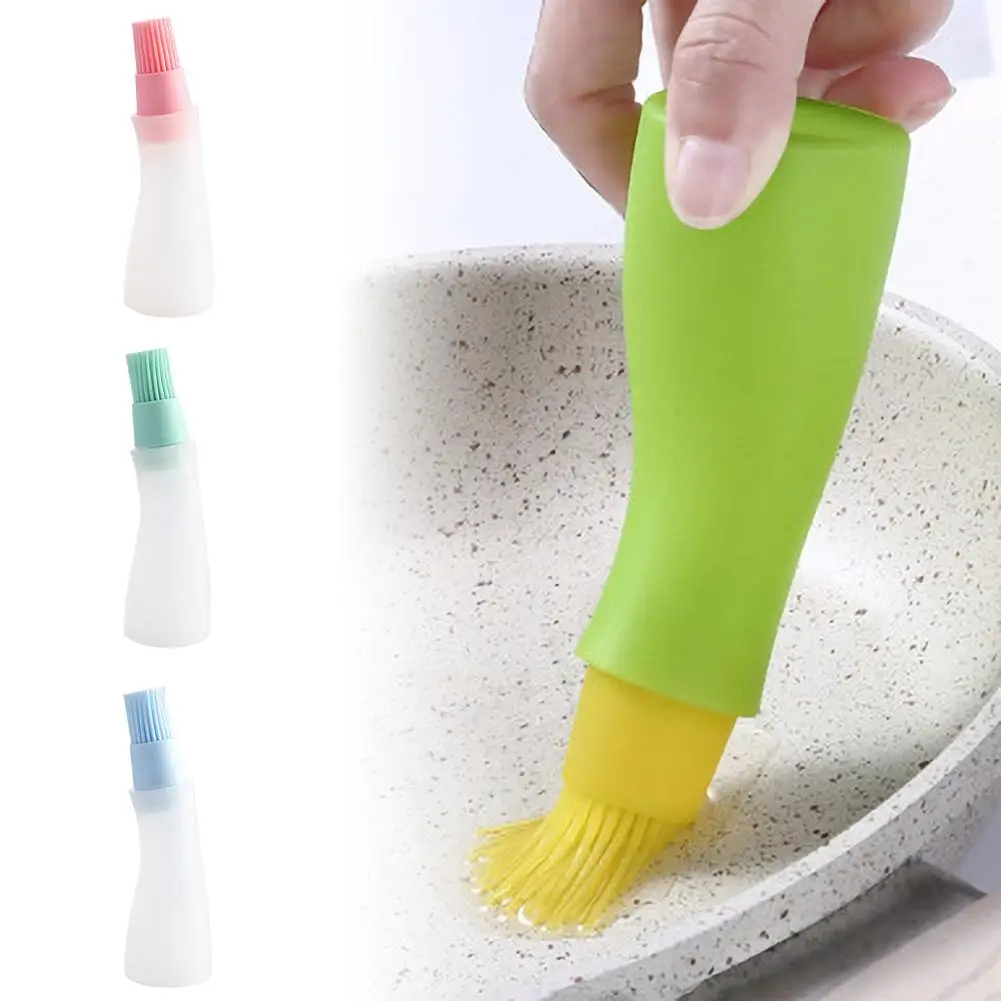 Silicone Kitchen Brush Oil Bottle Brush Kitchen Tools Bbq Tool