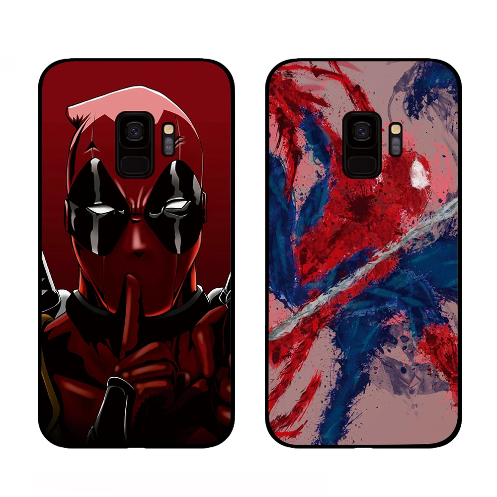 Веном Дэдпул Чехлы для samsung Galaxy S10 S8 S9 Plus S7 S6 edge Note 8 9 Роскошный