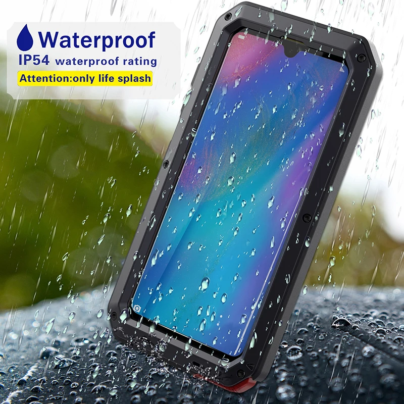 Aluminum Metal Anti-collision Sports Waterproof Shockproof Case Aesthetic Luxury Phone for Huawei P30 Pro Mate 20 | Мобильные