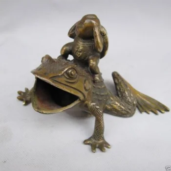 

Chinese Bronze Statue - Frog & Kid