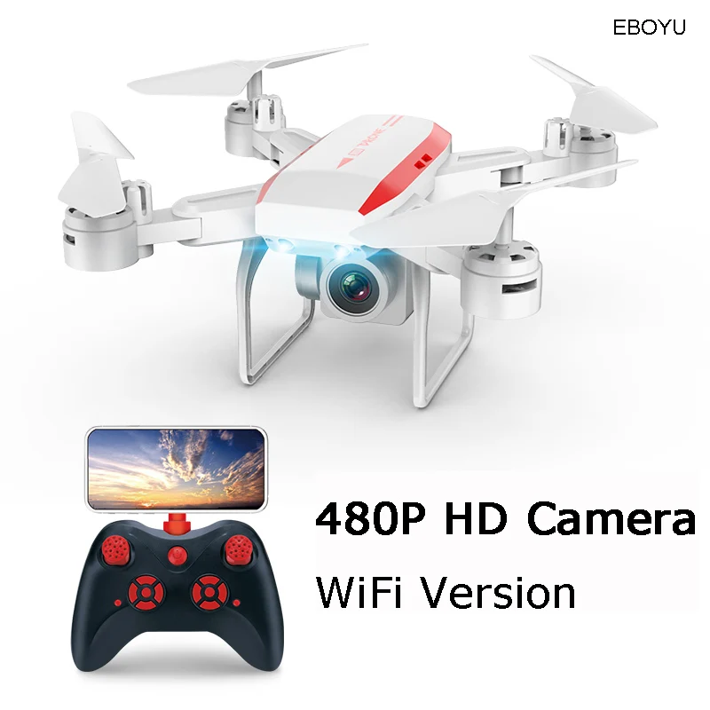 White 480P WiFi Cam XKY KY606D 2,4 ГГц RC складной Дрон для селфи Квадрокоптер WiFi fpv 4K HD камера удержание высоты и Безголовый режим RC Квадрокоптер Дрон-20 мин Fly - Цвет: White 480P WiFi Cam