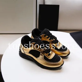 

womens sneakers brand design gloden shoes womans casual shoes leather fashion design sneakers desgin Lace up flat women's shoes