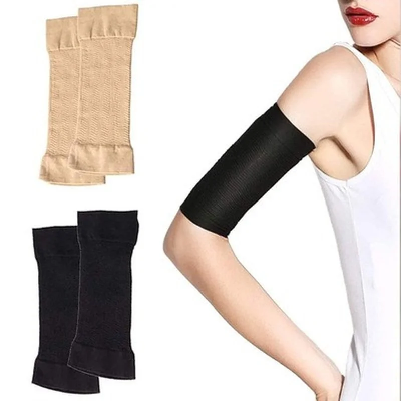Compression Slimming Arms Sleeves Workout Toning Burn Cellulite Shaper Fat  Burning Sleeves for Women
