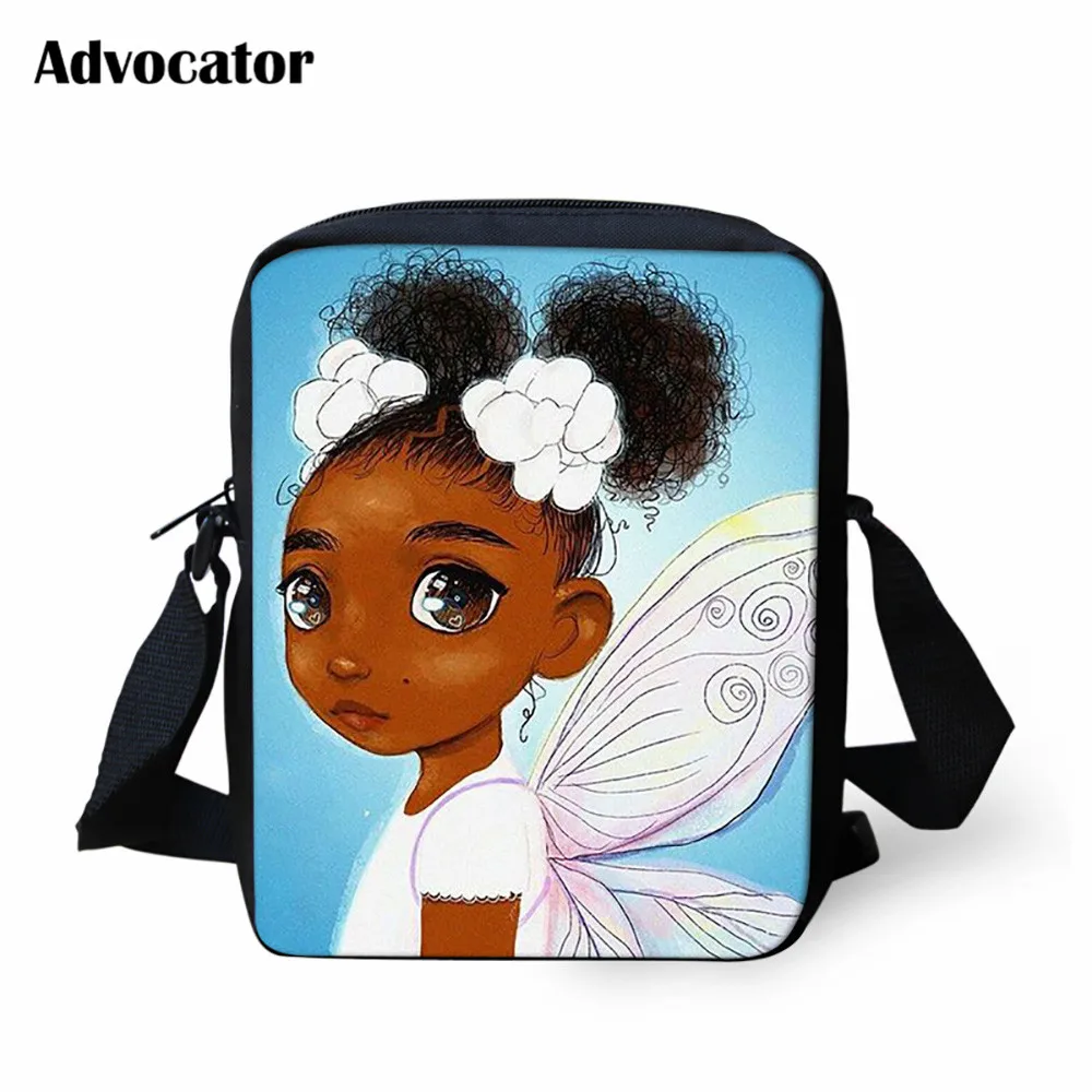 ADVOCATOR BAG Сумка-мессенджер для девочек в африканском стиле с принтом черного цвета для подростков, сумки через плечо для женщин, школьные сумки Mochila - Цвет: ADVOCATOR BAG