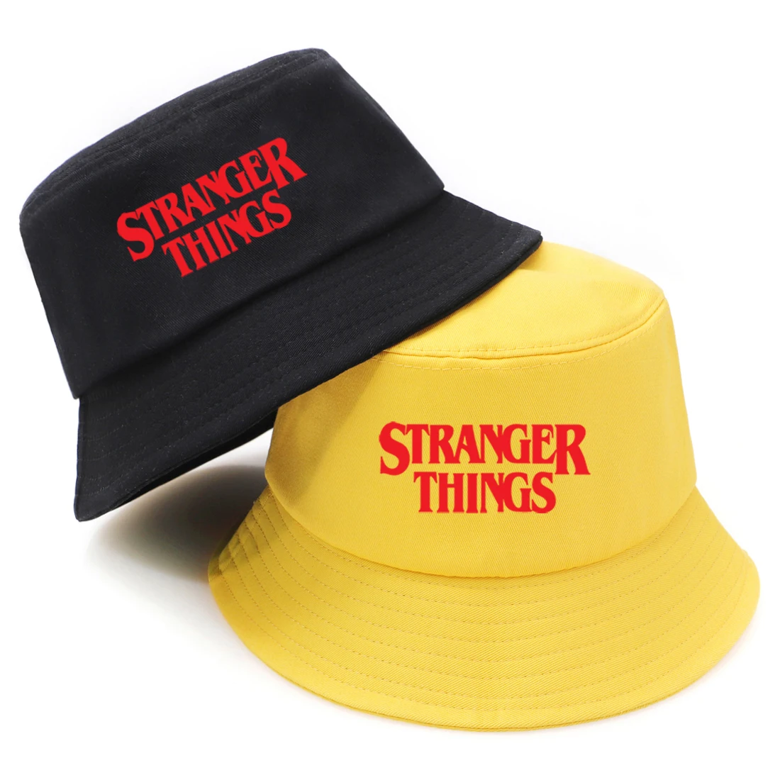 

Fisherman Stranger Things Print Chapeu Pescador Summer Sunscreen Bucket Hat Mens/Woman Fashion Casual Tops Hip Hop Gorras Mujer