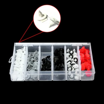 

Assortment Rivets 123pcs Car Nylon Wheel Trim Bumper Side Door Fastener Clip