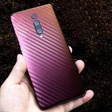 Наклейка на мобильный телефон для Xiaomi Redmi K20 Pro, градиентный цвет, углеродное волокно, Защитная пленка для Redmi K20, наклейка, аксессуары EEMIA