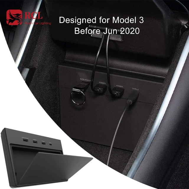 USB Hub 5 in 1 Ports for Tesla Model Y 3 2016 2017 2018 2019 2020 Dashcam  Sentry Mode Viewer USB Hub dongle USB - AliExpress