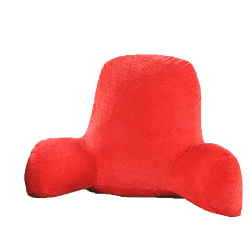 Cómoda almohada de respaldo para cama con brazos, almohada de descanso