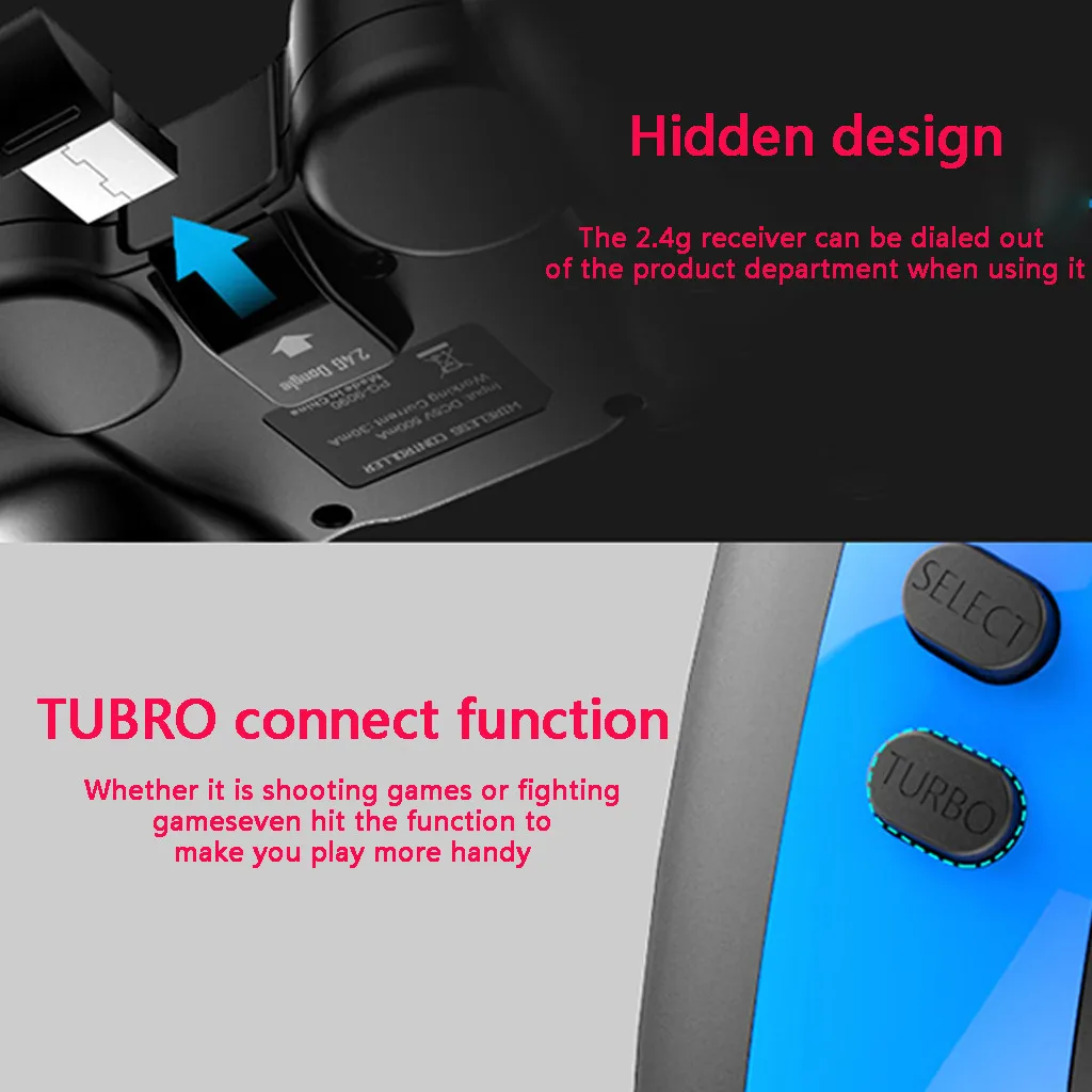 Bluetooth Gamepad Game Controller Joypad Direct Play PUBG iOS/Android Universal 