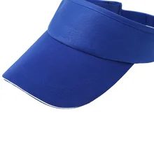 Одноцветная рекламная шляпа с пустым верхом пустая Солнечная Спортивная Беговая шапка