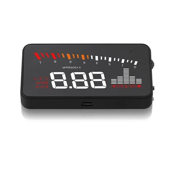 

X5 3.5 Inch Screen Windshield ABS HUD Universal Projector Clear Head Up Display Multifunction Car OBD II Overspeed Warning