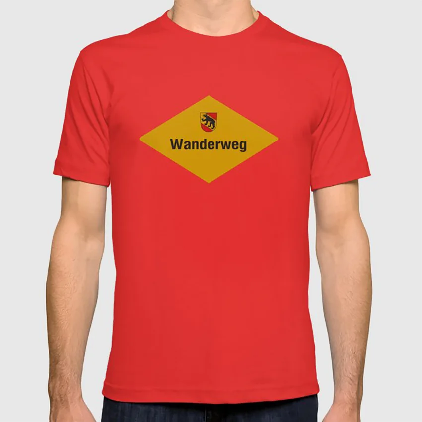 Wanderweg футболка Берн Швейцария