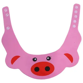 

Baby Kid Toddler Bath Shower Cap Hat Wash Hair Shampoo Shield Adjustable Pink