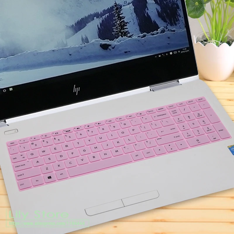 Защитная крышка для клавиатуры ноутбука hp Envy x360 15," /hp Pavilion 15,6/hp Envy 17,3" Ноутбук/hp Spectre x360 - Цвет: pink