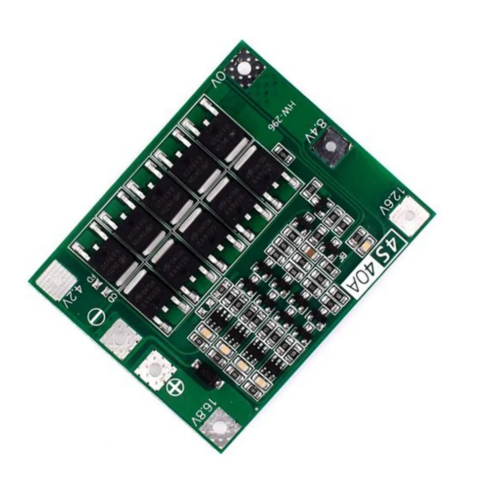 HW-296 16,8 в 4S литий-ионный аккумулятор 18650 зарядное устройство PCB плата защиты BMS Lipo мобильный модуль с балансиром