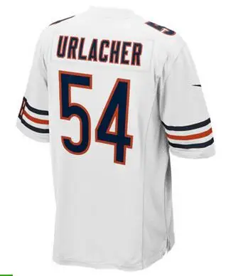 Мужская майка Mitchell Trubisky 10 Brian Urlacher 54 marcous Mariota 8 Rob Gronkowski 87 Lamar Jackson 8 Deshaun Watson 4 Chicago - Цвет: For men