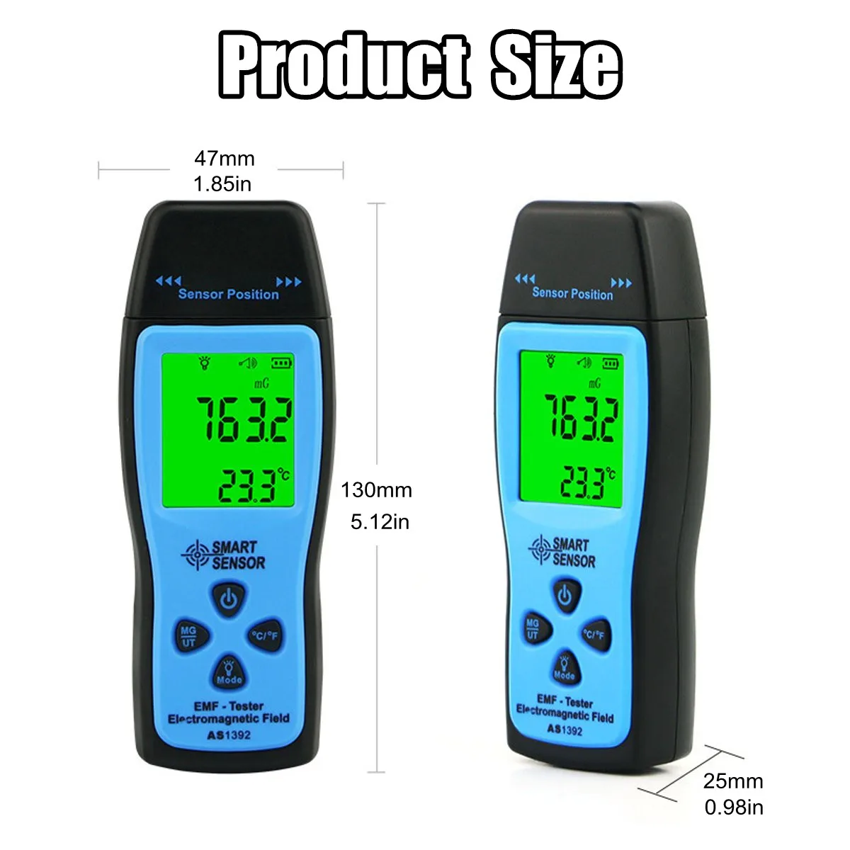 lcd campo eletromagnético detector radiação dosímetro tester contador handheld