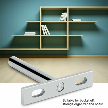 

New Hot Home Concealed Floating Wall Shelf Support Stainless Steel Bracket SMD66