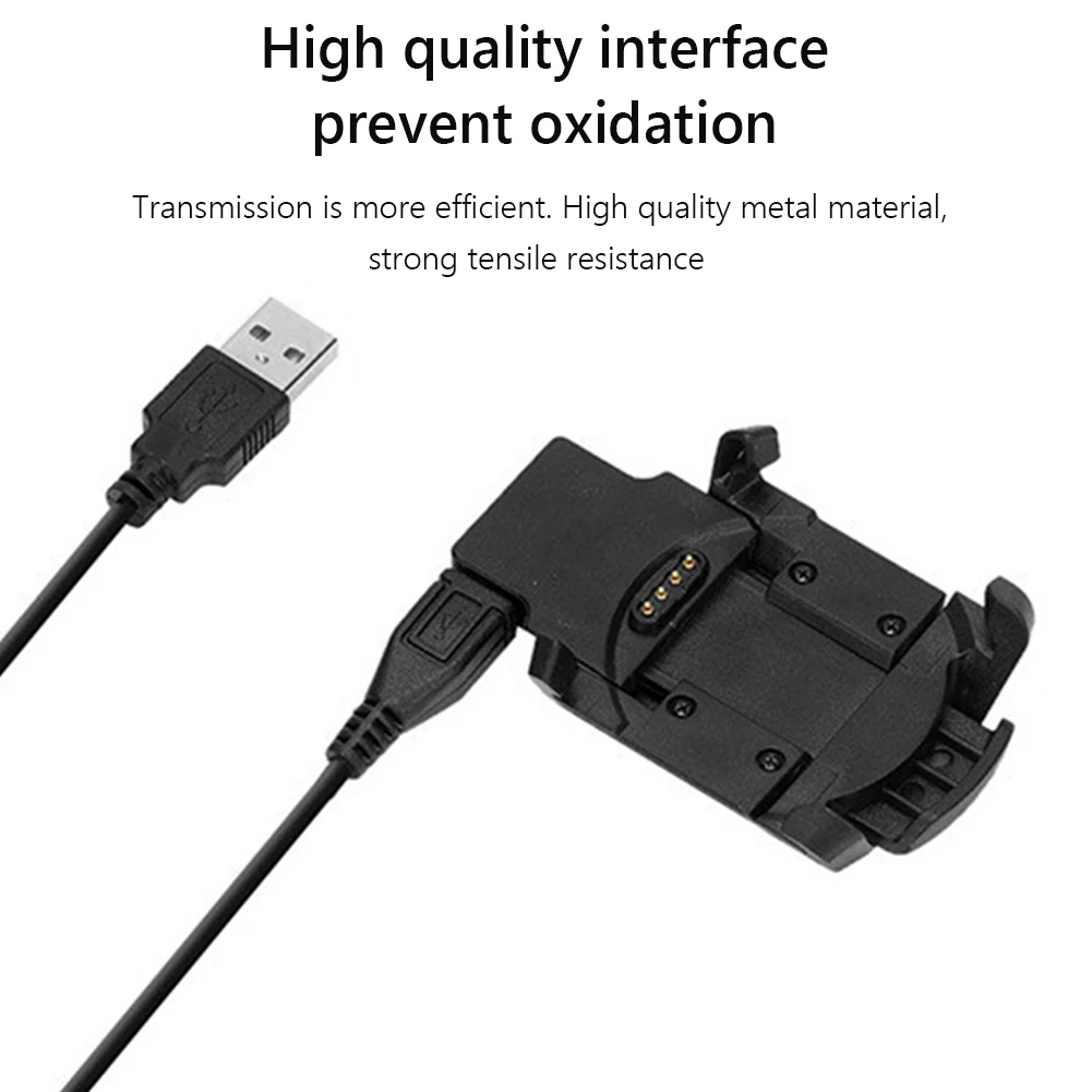 USB Charging Cable For Garmin Fenix 3 / Fenix 3 HR / Quatix 3 Smart Watch  Data Clip Cradle Charger Power Supply Adapter Dock - AliExpress