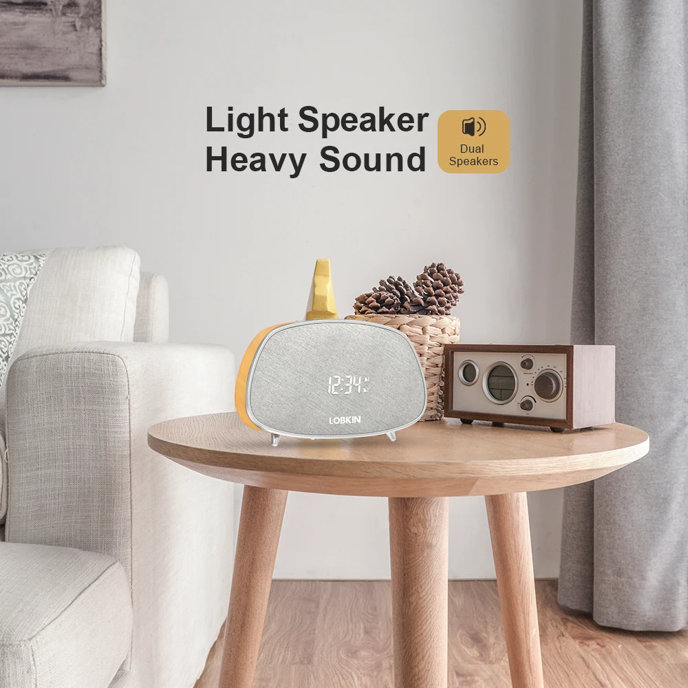 LOBKIN Wood Retro Elegent Bluetooth Speaker