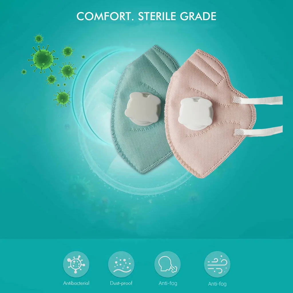 

19 10pcs Anti Pollution Outdoor Protection Non-Woven Fabric Dust Mask For Kids mascaras