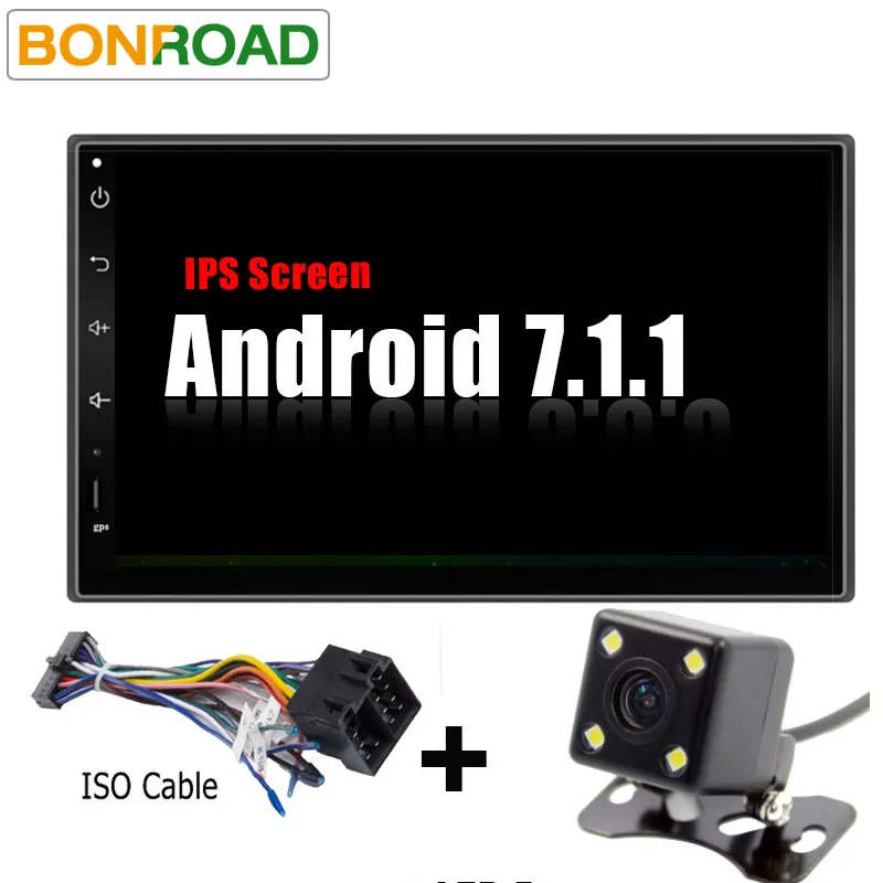 Bonroad 2Din 1024*600 Android 7 1 Универсальный Автомобильный смеситель ПК Планшет для Nissan hyundai