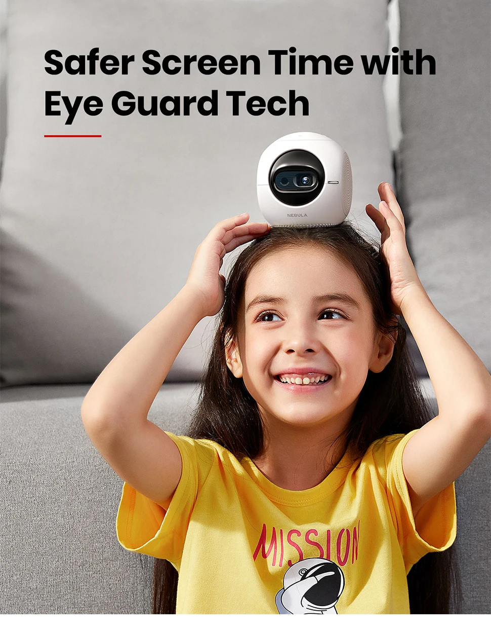 Nebula Astro movie mini projector, small portable projector, ideal for children, proyector with 100 ANSI lumens, Android 7.1