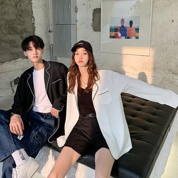 

2020 Spring And Autumn New Youth Popular Loose Solid Color Long-sleeved Shirt Fashion Casual Wild Single-breasted Shirt S-2XL