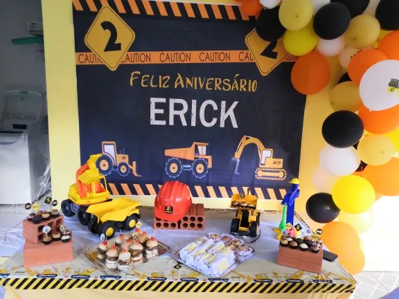 Avezano Photography Background Boy Birthday Party Excavator Under Construction Decor Photocall Backdrops For Photo Studio Banner,photo backdrop