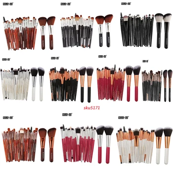 

MAANGE 22Pcs Beauty Makeup Brushes Set Cosmetic Foundation Powder Blush Eye Shadow Lip Blend Make Up Brush Tool Kit Free DHL