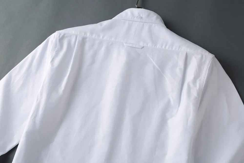 Новинка 19ss мужские оксфорды классические красочные полосатые модные хлопковые повседневные рубашки рубашка Высокое качество карман с