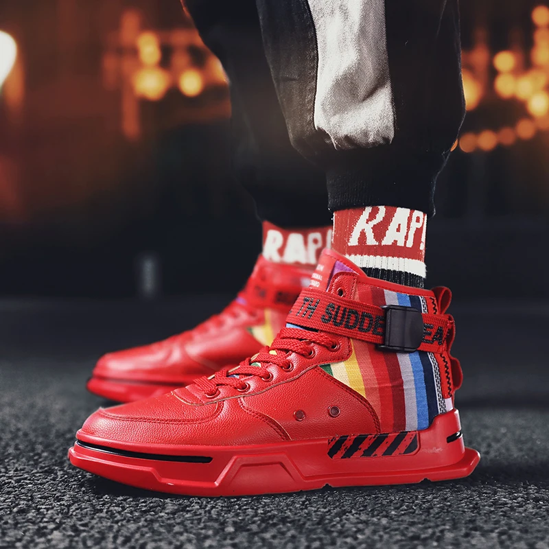 QZHSMY мужские повседневные кроссовки zapatos hombre Air Cushion новые уличные радужные модные кроссовки Off White