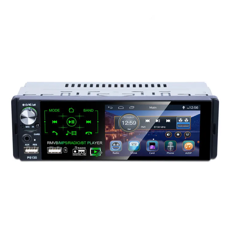 LAESD 1 Din lcd сенсорный экран MP4 MP5 стерео система 1Din Автомагнитола Аудио Видео мультимедийный плеер