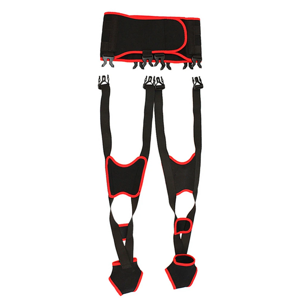 Дневной и ночной режимы двойного назначения X/O ноги выпрямления пояс ноги Корректор осанки удобные регулируемая ножка для коррекции плечевой ремень - Цвет: size M