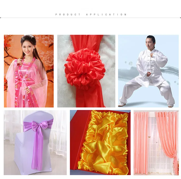 Super Deal! Silk/cotton Fabric with Pure White Silk Material for Lining Silk Cotton Tissue Light and Soft Satin Fabric