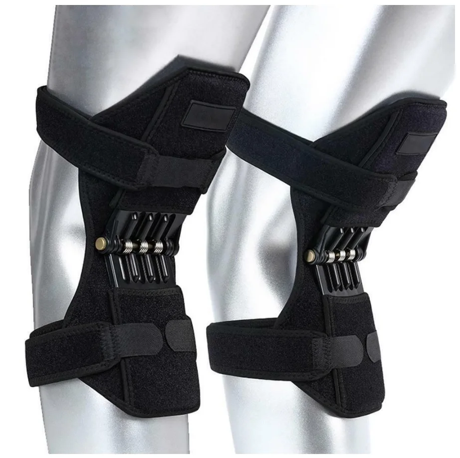 

Joint Support Knee Pads Breathable Non-slip Power Lift Joint Support Powerful Rebound Knee Brace Spring Force Knee Booster
