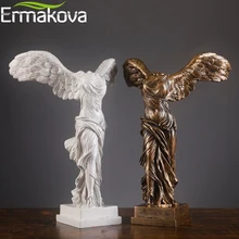 ERMAKOVA 10 дюймов Крылатая статуя Виктории фигурка Реплика богиня Виктории скульптура украшение дома подарок