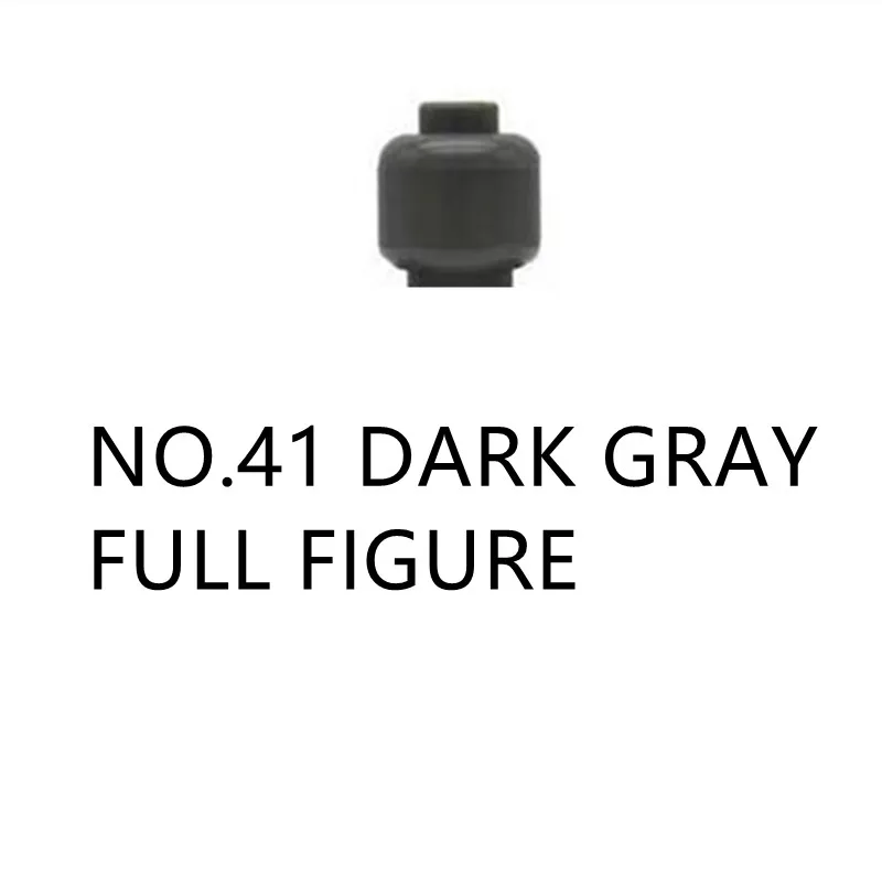 Blank No Printing Mini Figure Building Block Toys 40 Colors Available Collection DIY Painting Mini Block Toys Eductional Gifts