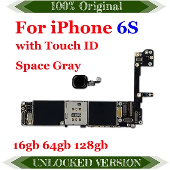 

16gb / 64gb / 128gb for iPhone 6s Motherboard with IOS Original unlocked for iphone 6s Mainboard with Chips