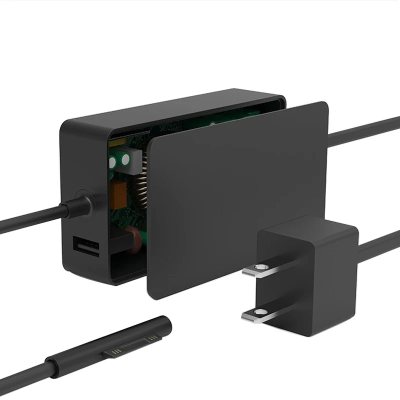 

High Quality US 15V 4A 65W Charger AC adapter For Microsoft Surface Pro 4 Tablet For Surface Book Power Supply with 5V USB Port