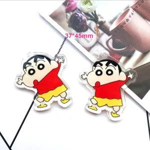 Акрил, плоский с одной стороны рисунок из мультфильма, модные брелоки шармы Подвески "сделай сам" 10 шт