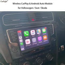 Areon-apple carplay android auto, sem fio, para volkswagen golf, mk 7, passat (b8), areon crafter polo t-rock, tiguan, touran
