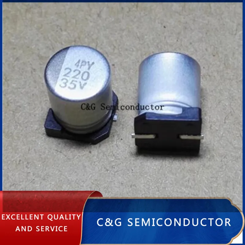 Lot De 5 Condensateurs CMS 100 µF 10V – Composants électroniques SMD Neufs, Génériques