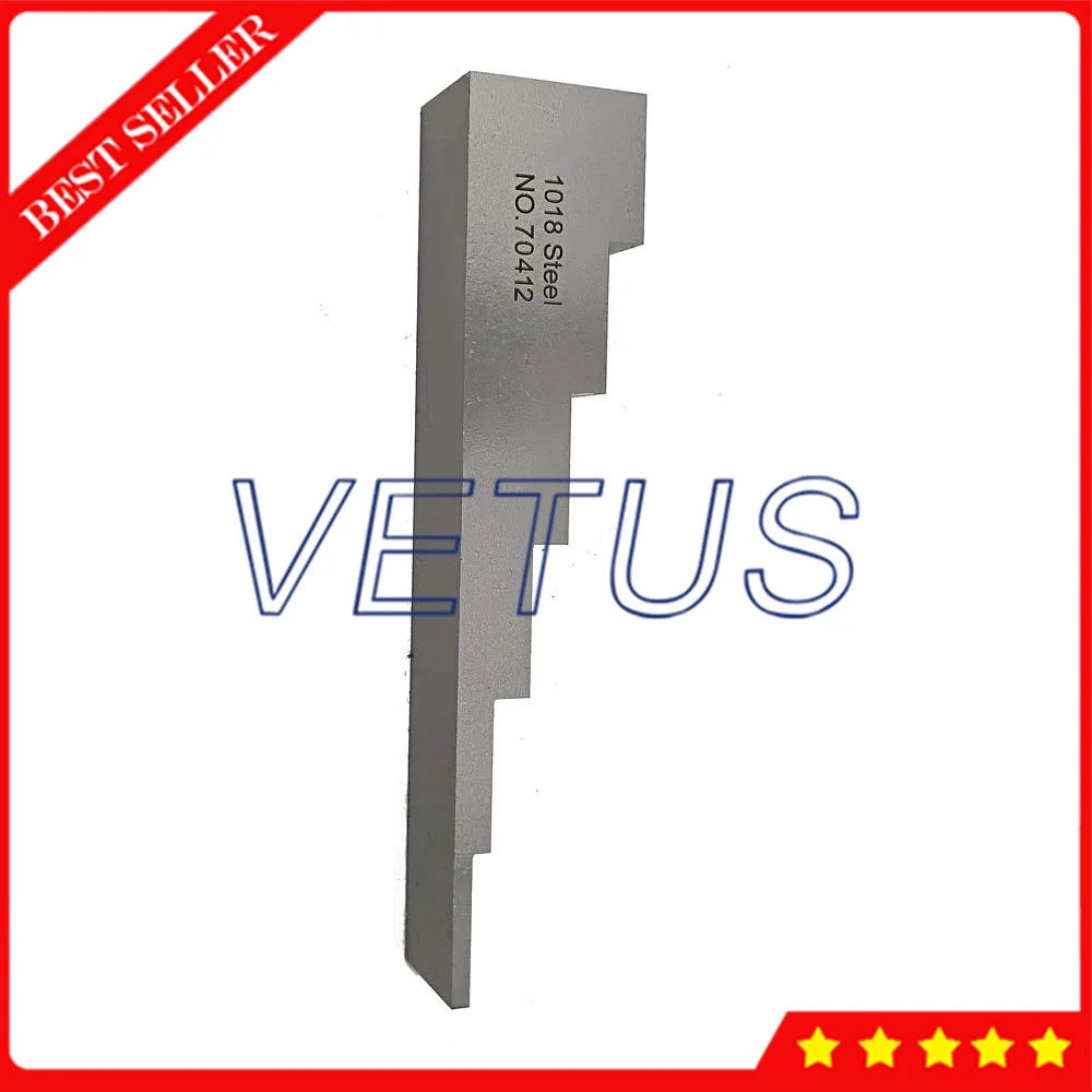 6-Step Thickness Tester Calibration Block 1018 Steel 0.001 inch Tolerance 