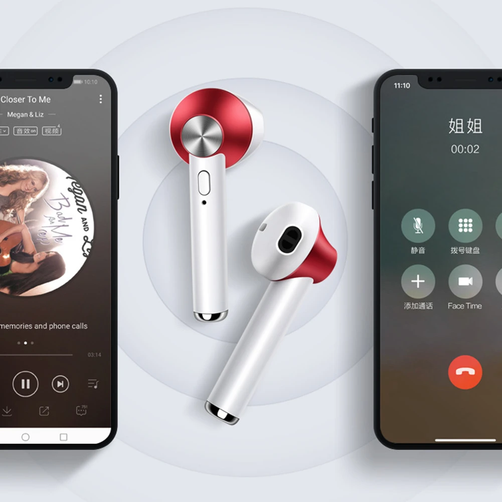 Беспроводные Bluetooth наушники для бега с микрофоном|Наушники и гарнитуры| |