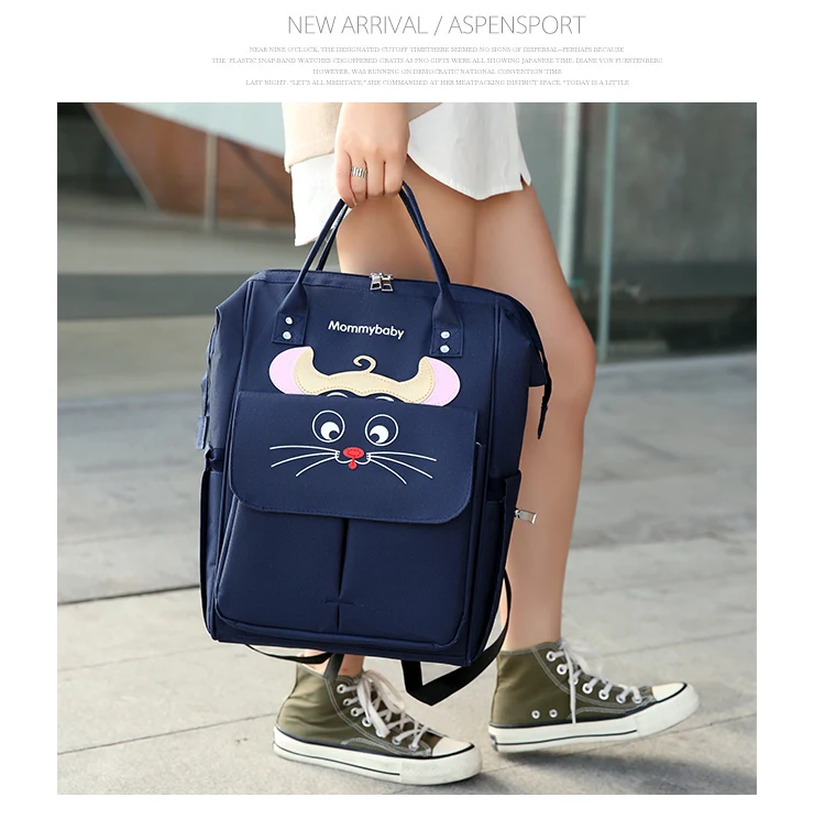 Сумка для детских подгузников Mommy Packpack модная сумка для подгузников для мам Packback Diper Bags Oranizer многофункциональная сумка для мам